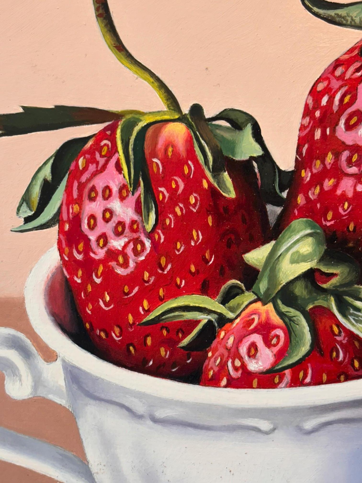 Questa eccezionale opera d'arte è attualmente in mostra e in vendita presso la Signet Contemporary Art Gallery e online.

Questa opera d'arte incorniciata con eleganza trasforma un momento quotidiano in una celebrazione del colore e della luce. Le
