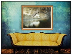 Alexandre Orlov Original Oil Painting On Canvas Large Signed Landscape Alexander