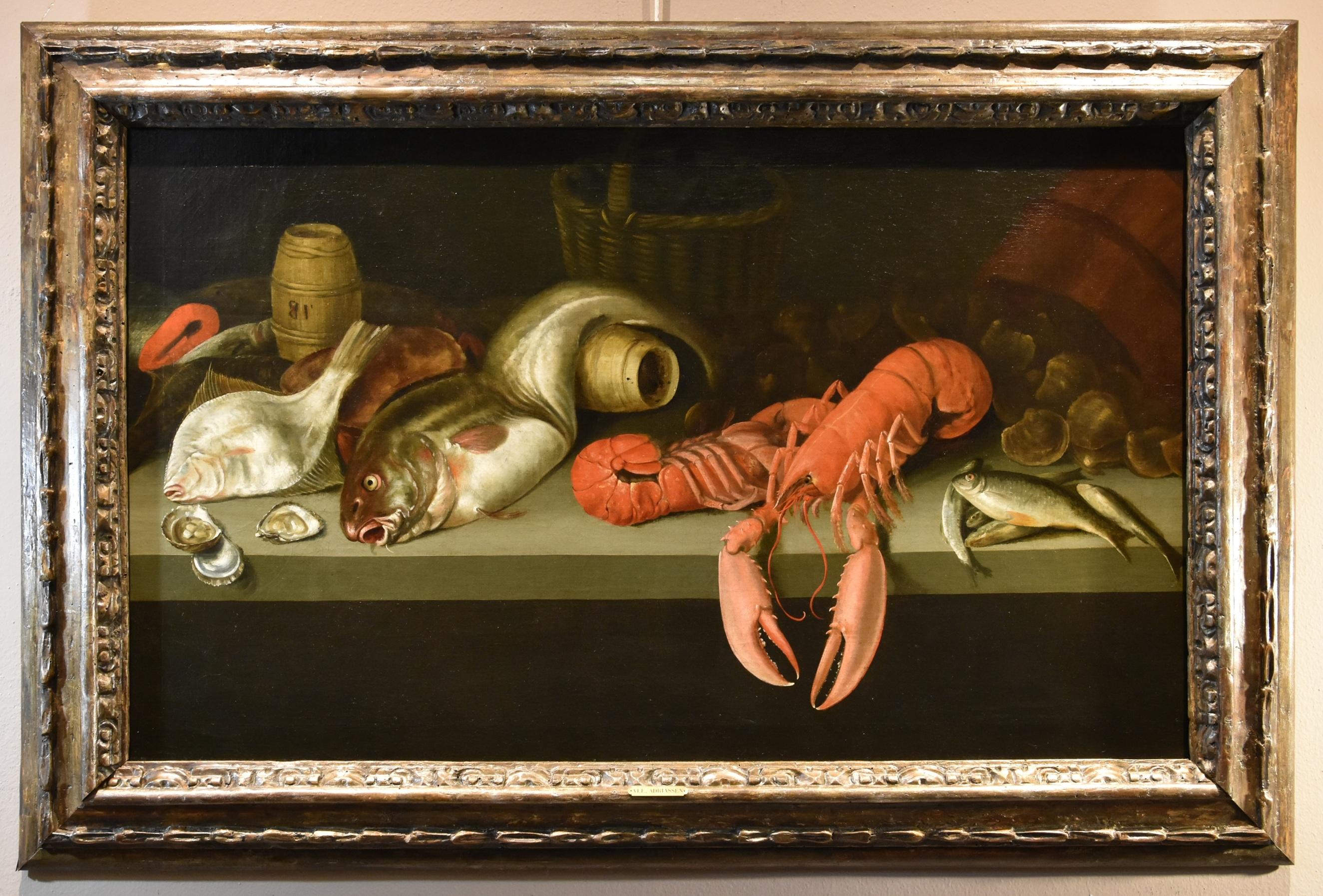 Alexander Van Adriaenssen (antwerp, 1587 - 1661) Still-Life Painting - Still Life Adriaenssen Paint 17th Century Oil on canvas Old master Flemish