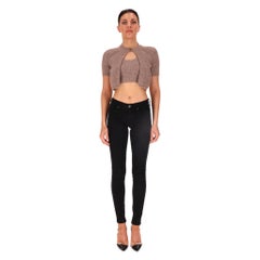 Alexander Wang Alpaca Blend Cropped Twin-Set Cardigan