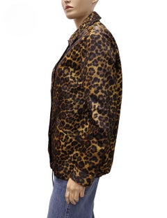 Alexander Wang Animal Print Utility Jacket Size XS