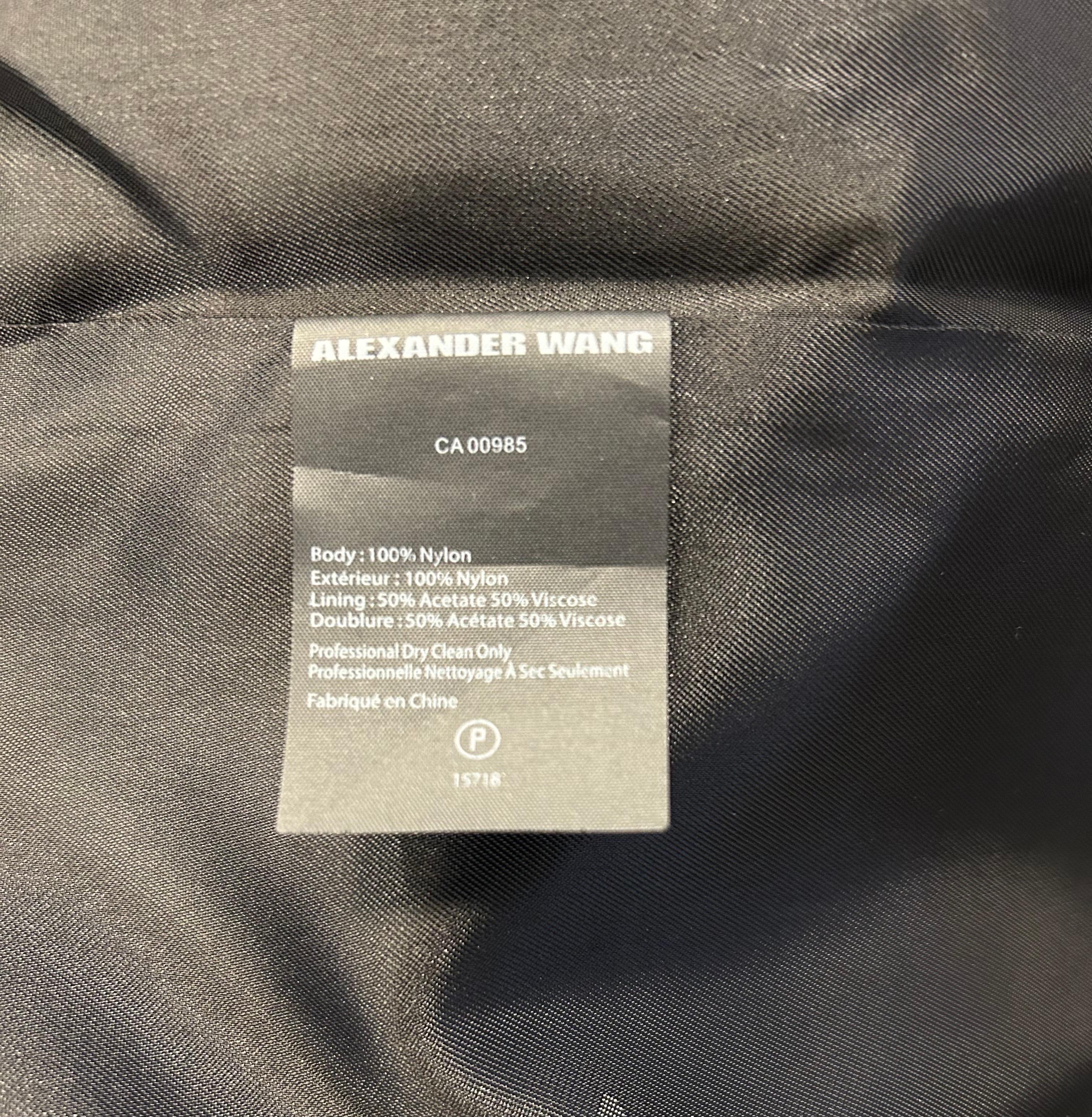 Alexander Wang Animal Print Utility Jacket Size XS 1