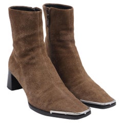 Stivaletti Alexander Wang in camoscio marrone