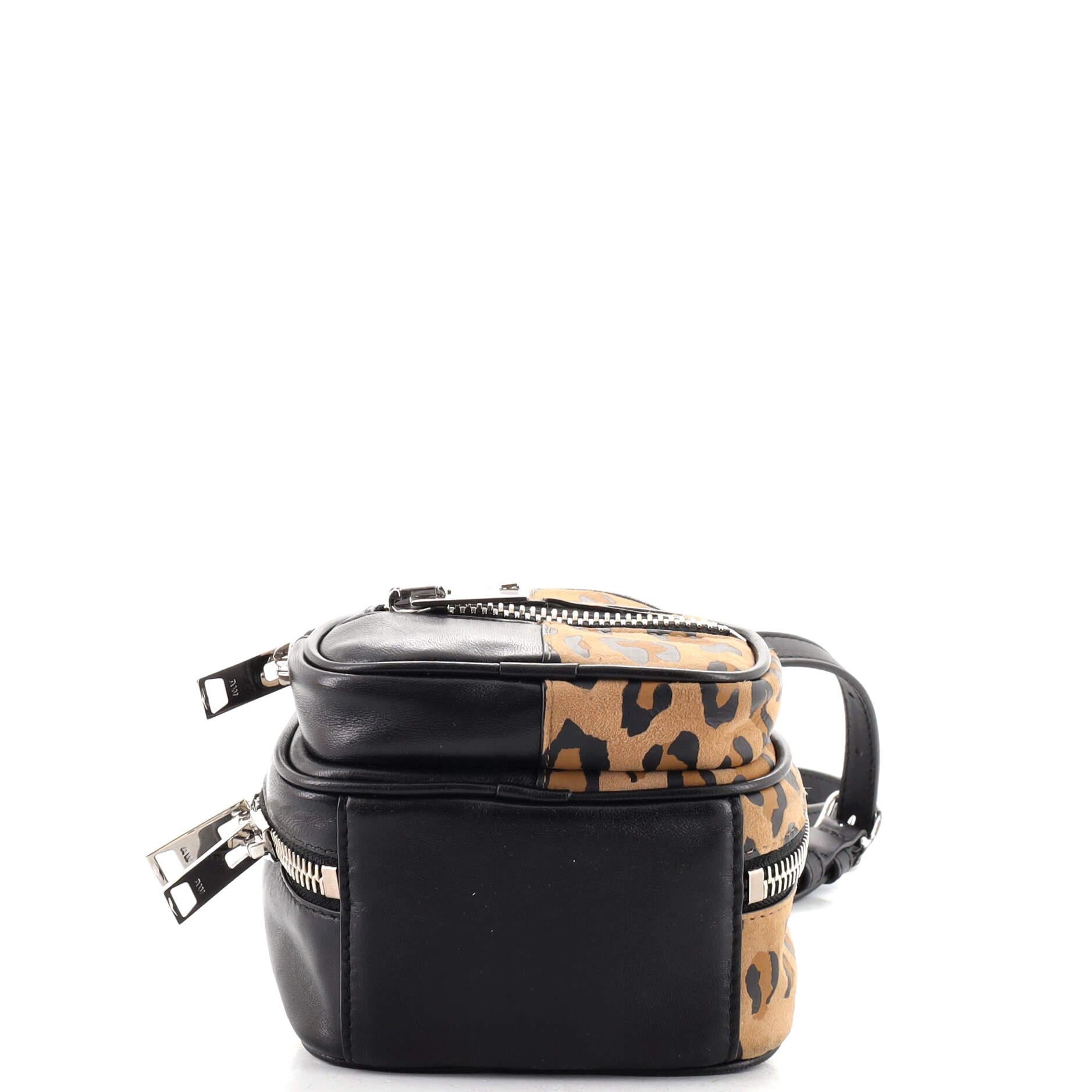 Alexander Wang Attica Backpack Crossbody Bag Printed Leather Mini In Good Condition In NY, NY