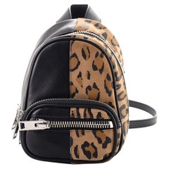 Alexander Wang Attica Backpack Crossbody Bag Printed Leather Mini