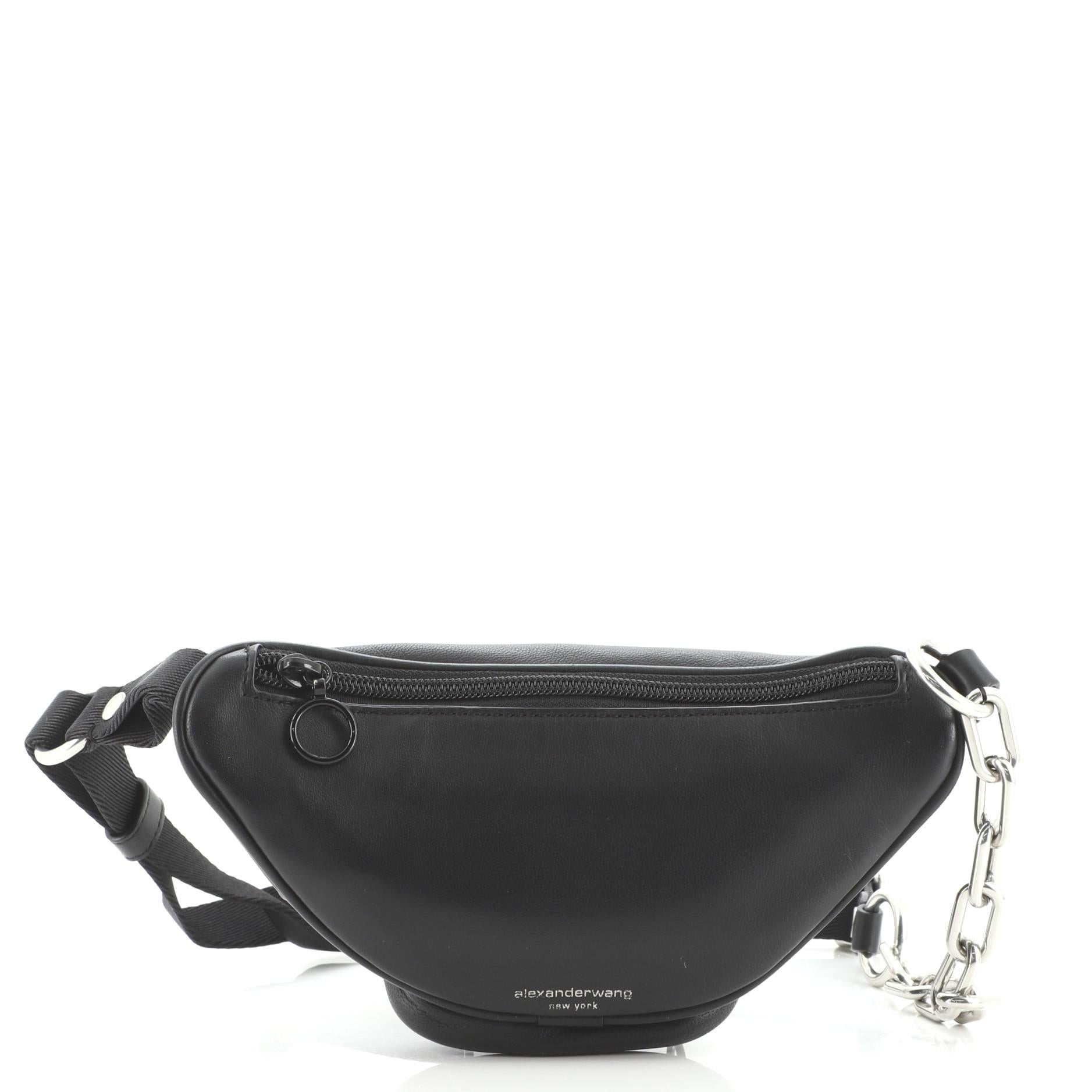 Alexander Wang Attica sac de taille en cuir mini Bon état à NY, NY
