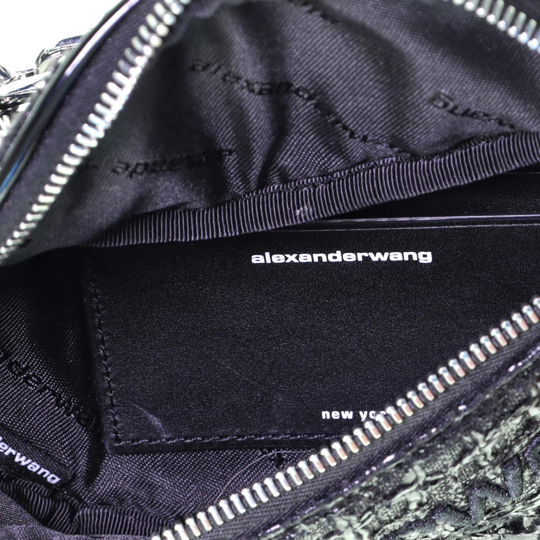 Alexander Wang Attica Gürteltasche aus Tweed mit Lackleder für Damen oder Herren