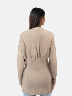 Alexander Wang - Cardigan lungo in lana beige con bottoni - taglia S