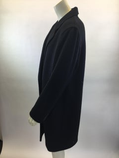 Alexander Wang Black Alpaca and Wool Coat