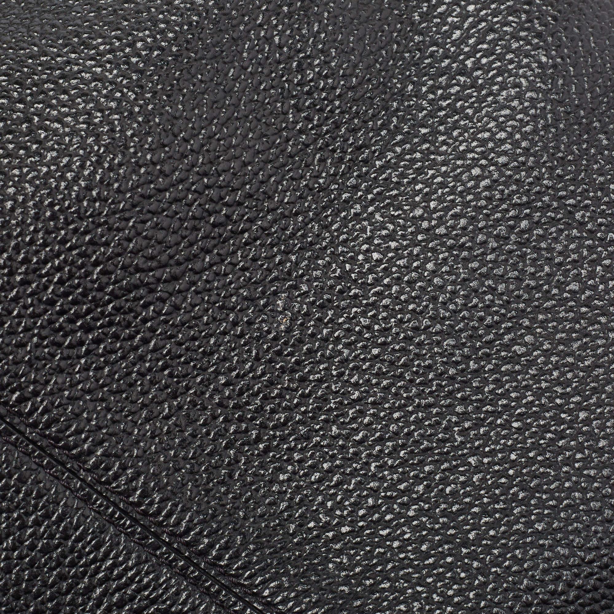 Alexander Wang Black Grain Leather Emile Satchel For Sale 9