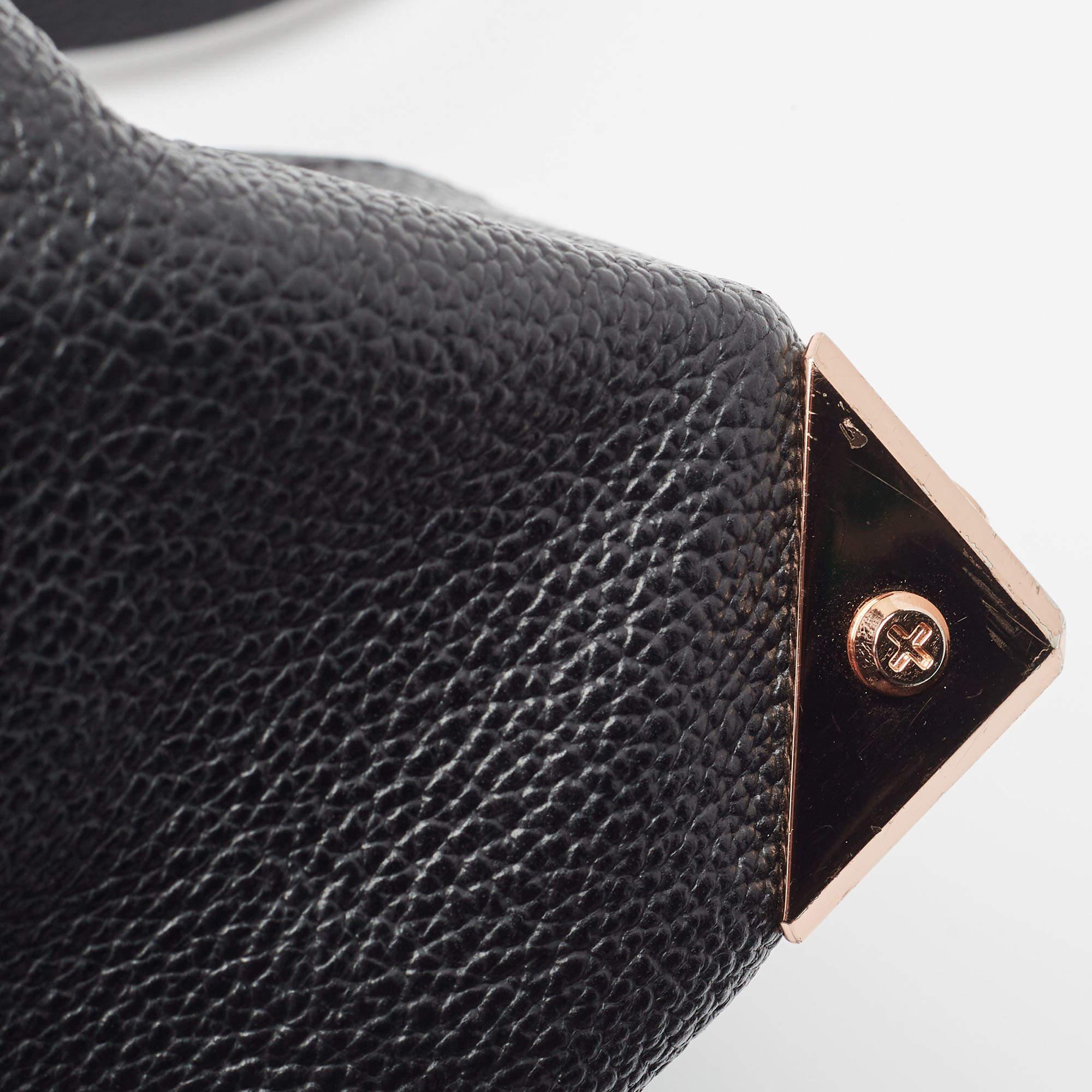 Alexander Wang Black Grain Leather Emile Satchel For Sale 3