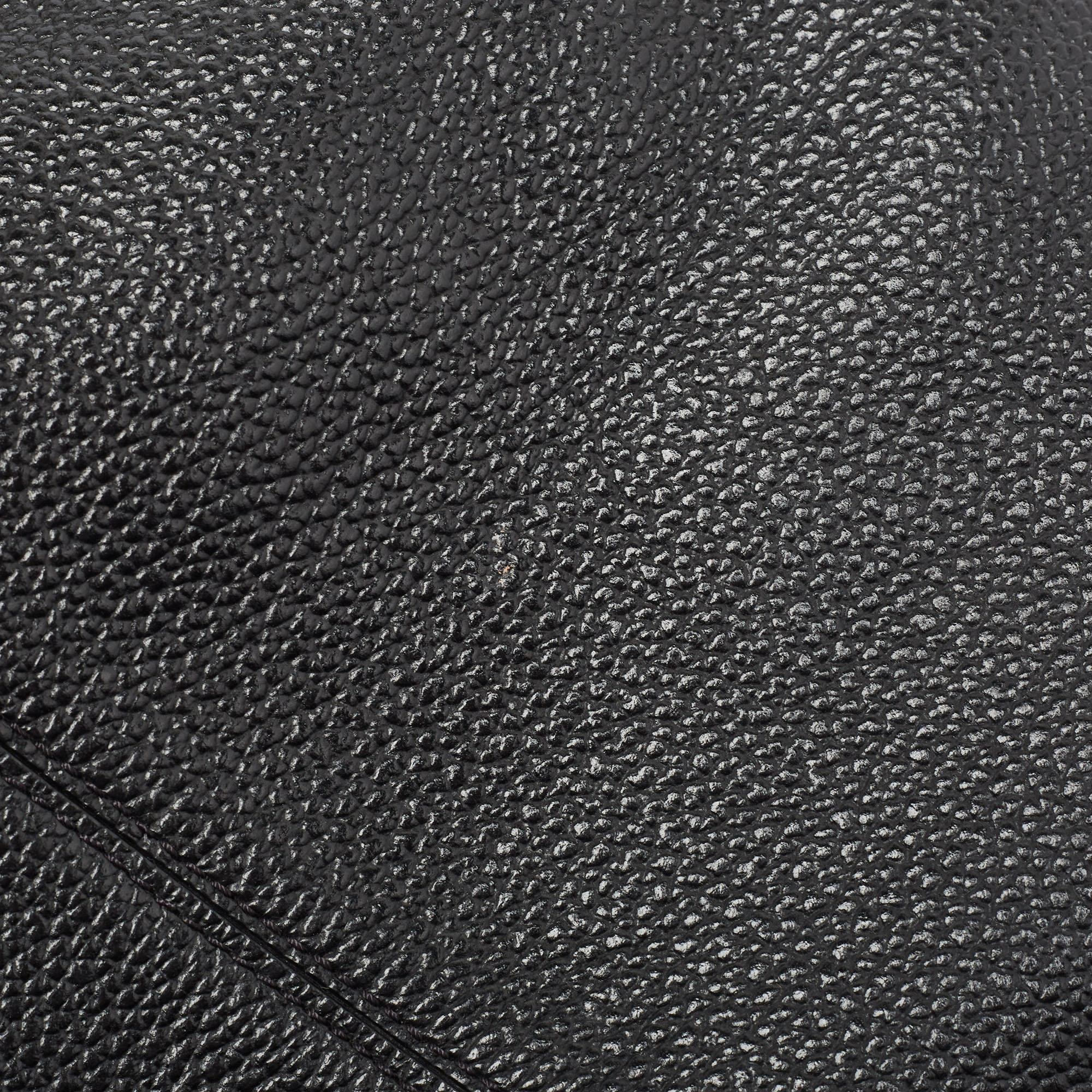 Alexander Wang Black Grain Leather Emile Satchel For Sale 4