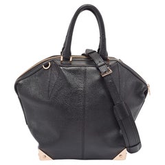 Alexander Wang, la borsa Emile in pelle di grano nera