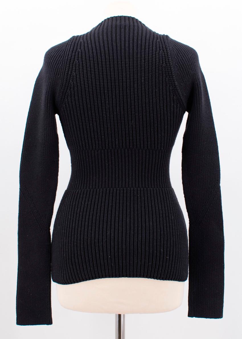 Alexander Wang black knit jumper - Size XS In New Condition For Sale In London, GB