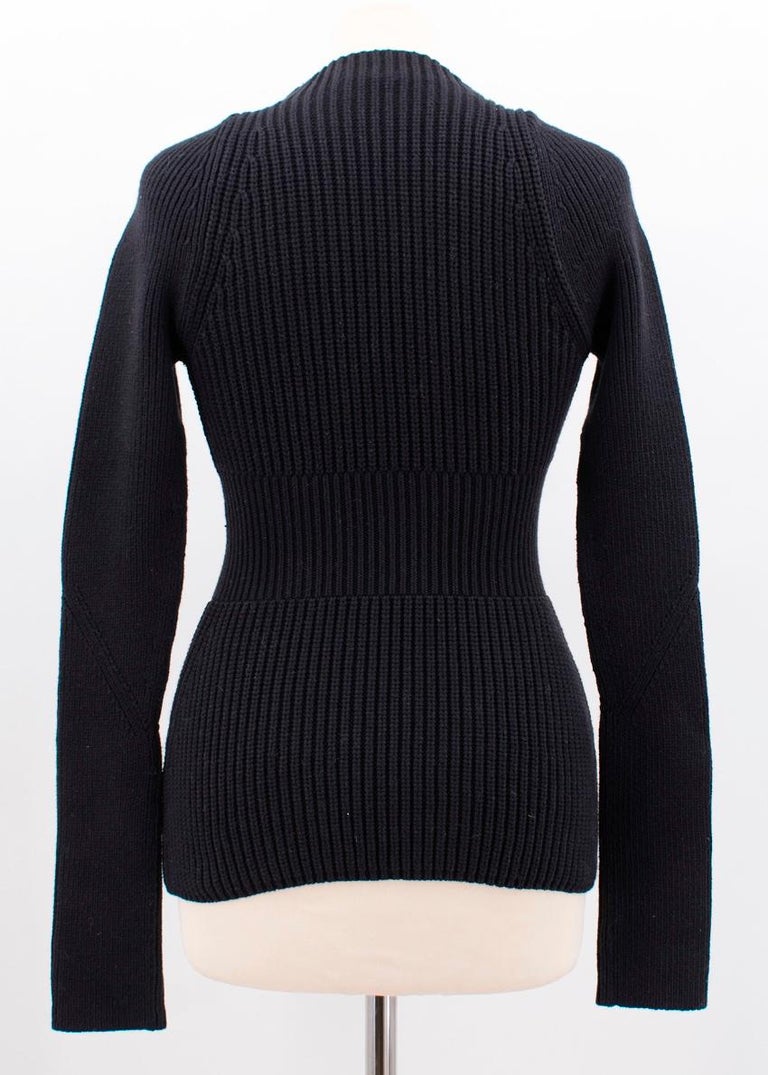 Alexander Wang black knit jumper - Size XS For Sale at 1stDibs