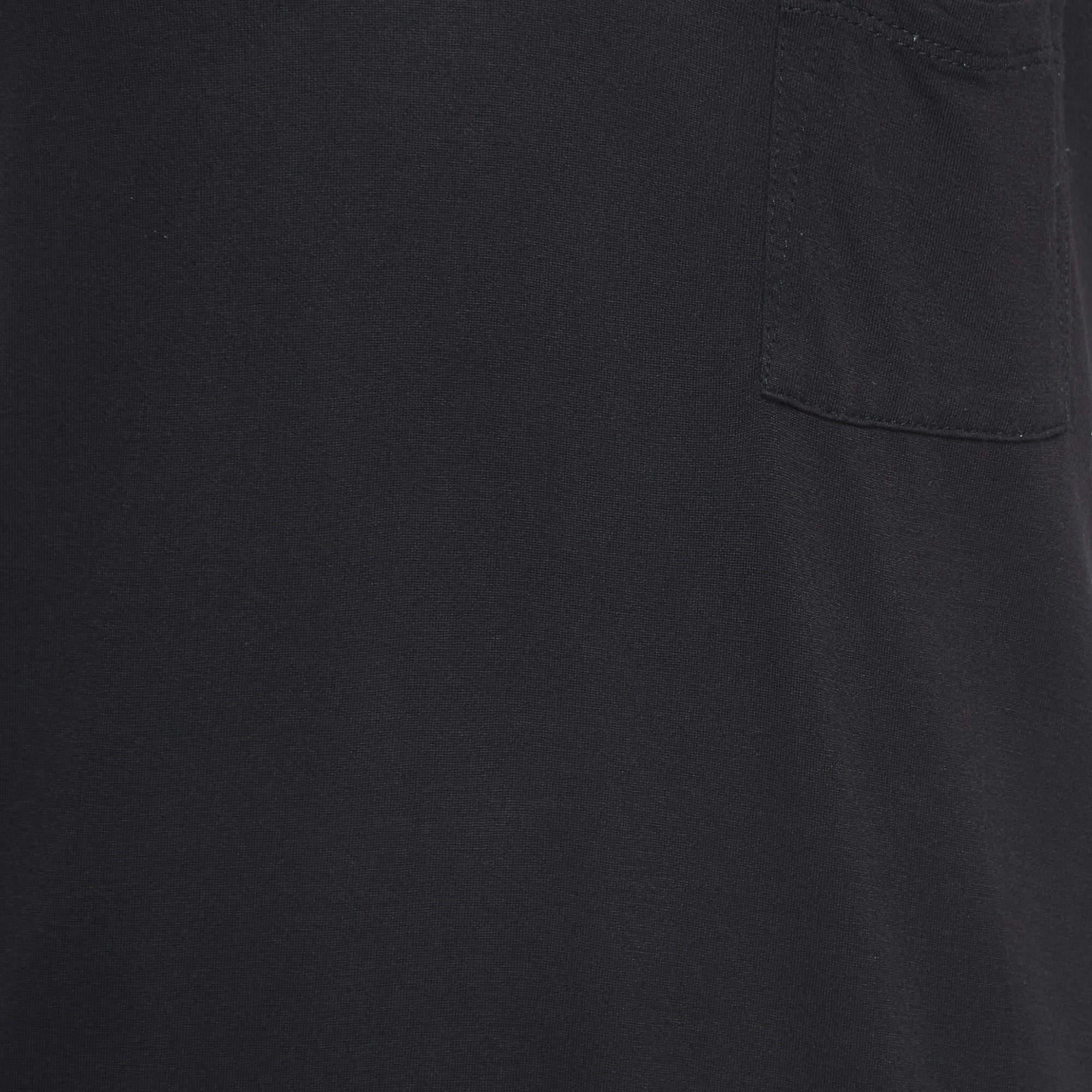 Alexander Wang Black Knit Pocket Detail Tank Top L In Good Condition For Sale In Dubai, Al Qouz 2