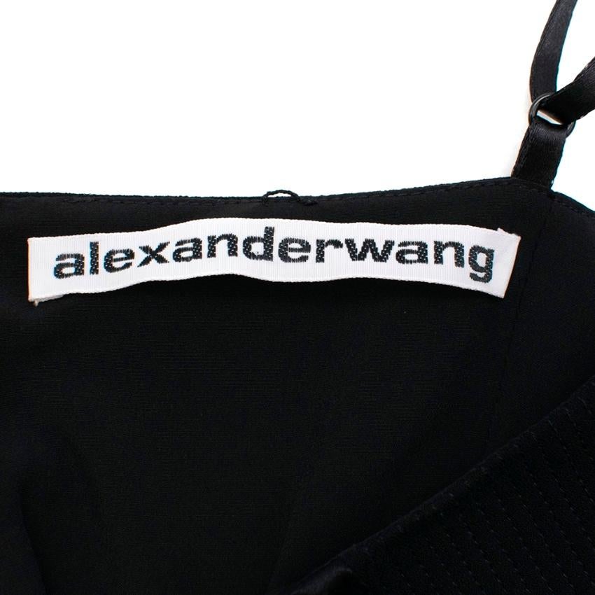 alexander wang black mini dress