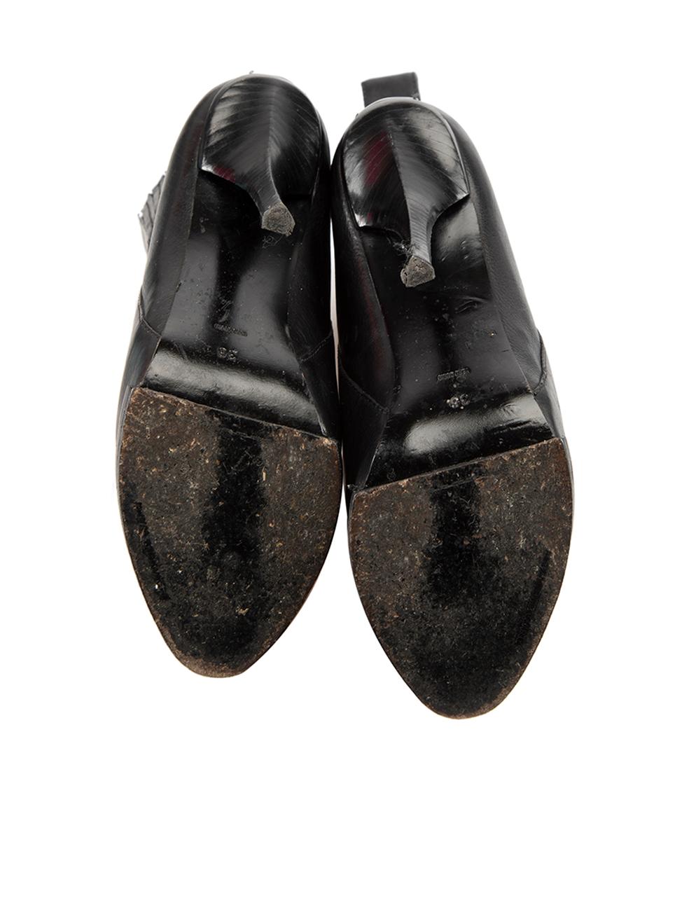 Alexander Wang Bottes à talons en cuir noir Aymeline Taille IT 36 Excellent état - En vente à London, GB