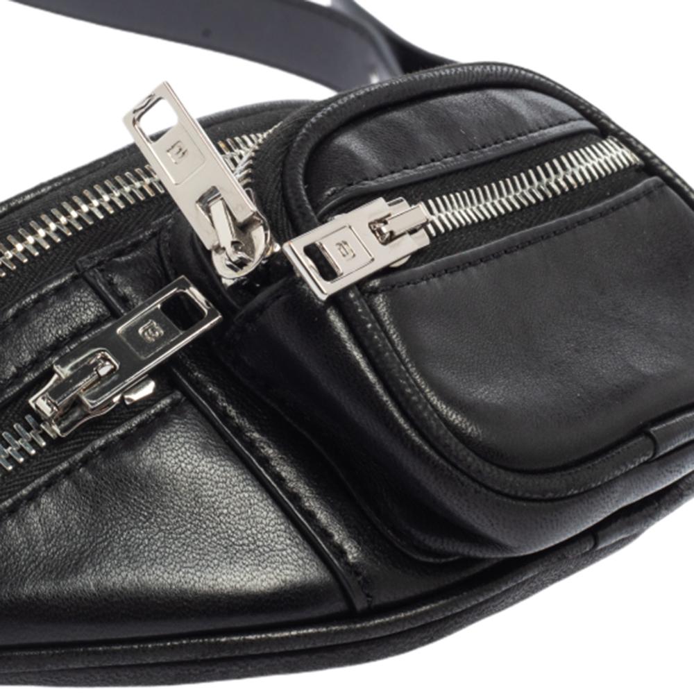 Alexander Wang Black Leather Mini Attica Belt Bag 6