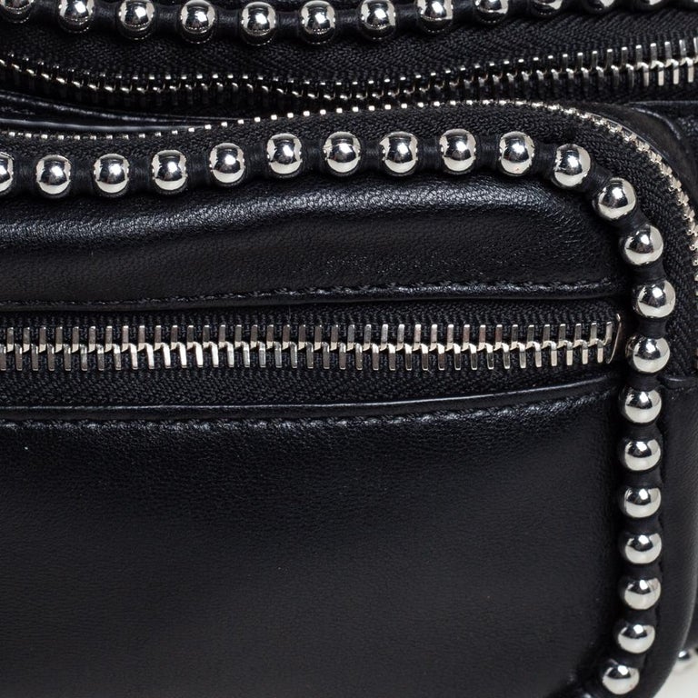 Alexander Wang Black Leather Studded Attica Belt Bag at 1stDibs
