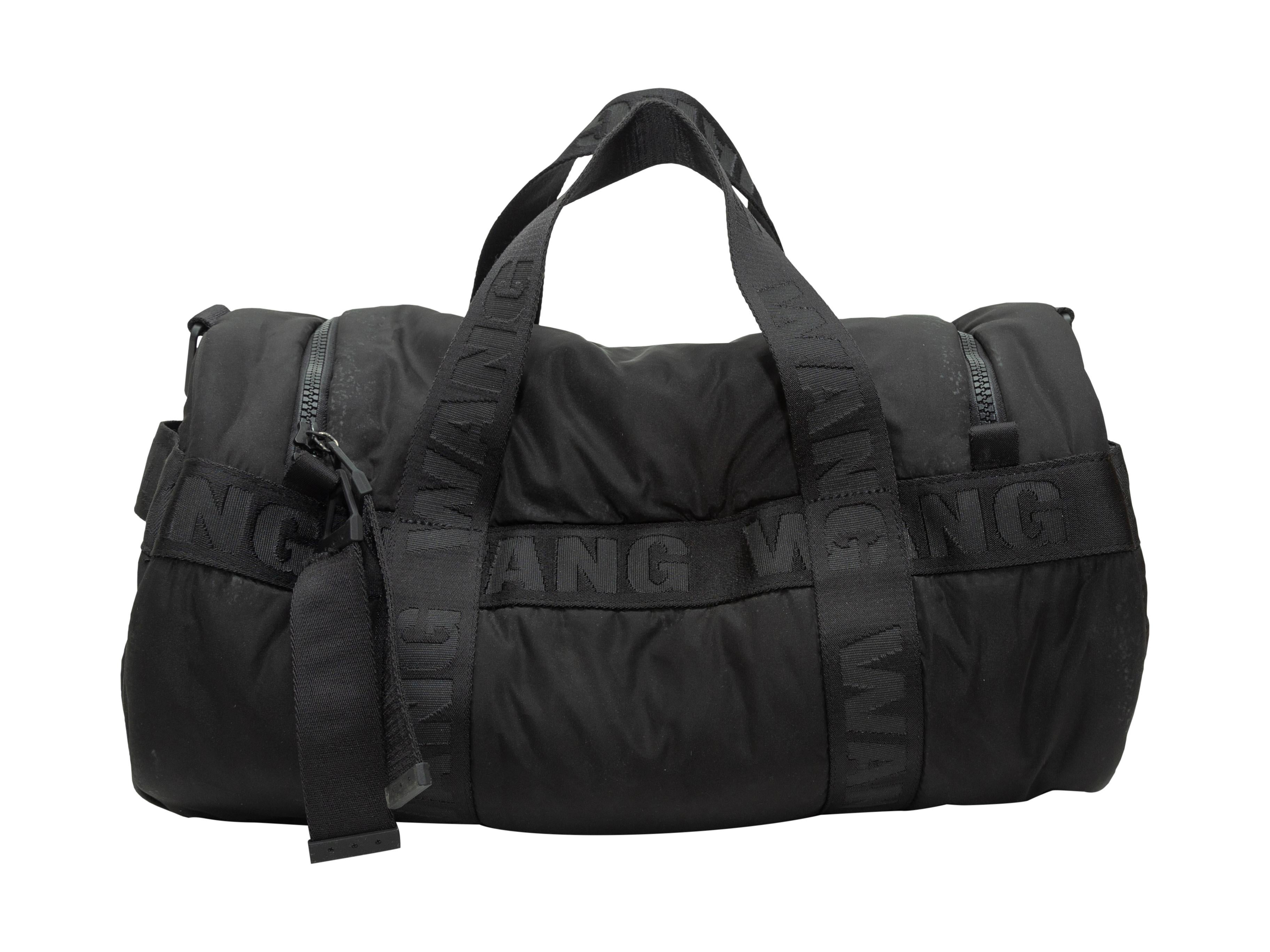 Women's Alexander Wang Black Nylon Duffel Bag