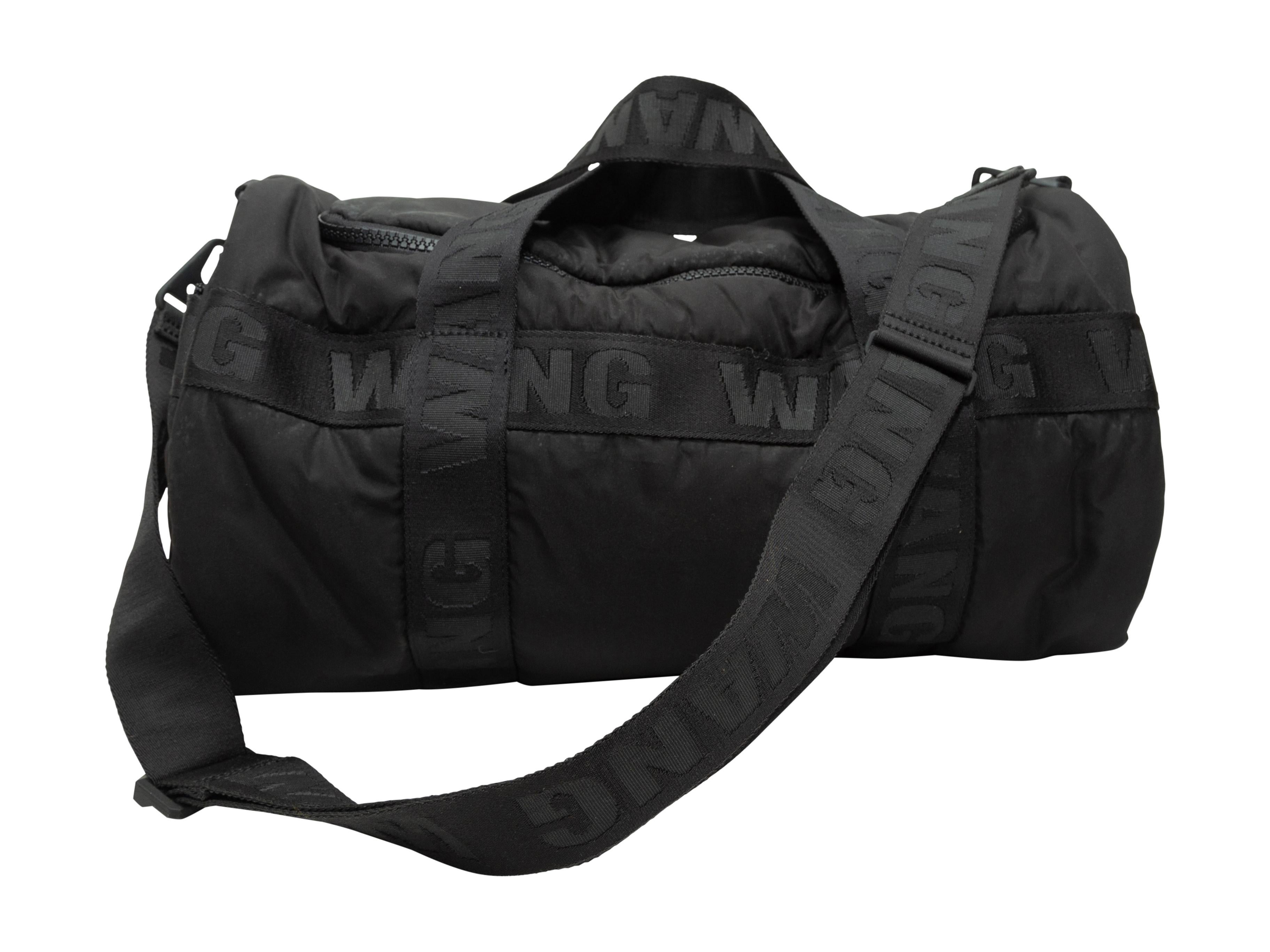 Alexander Wang Black Nylon Duffel Bag 1