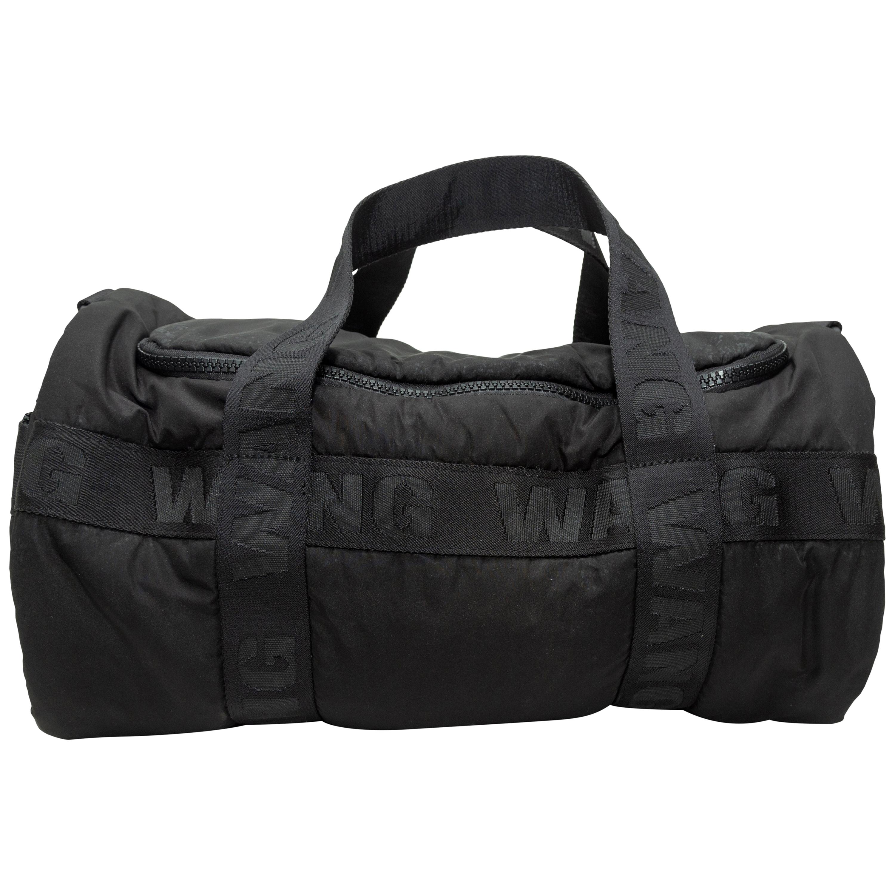 Alexander Wang Black Nylon Duffel Bag