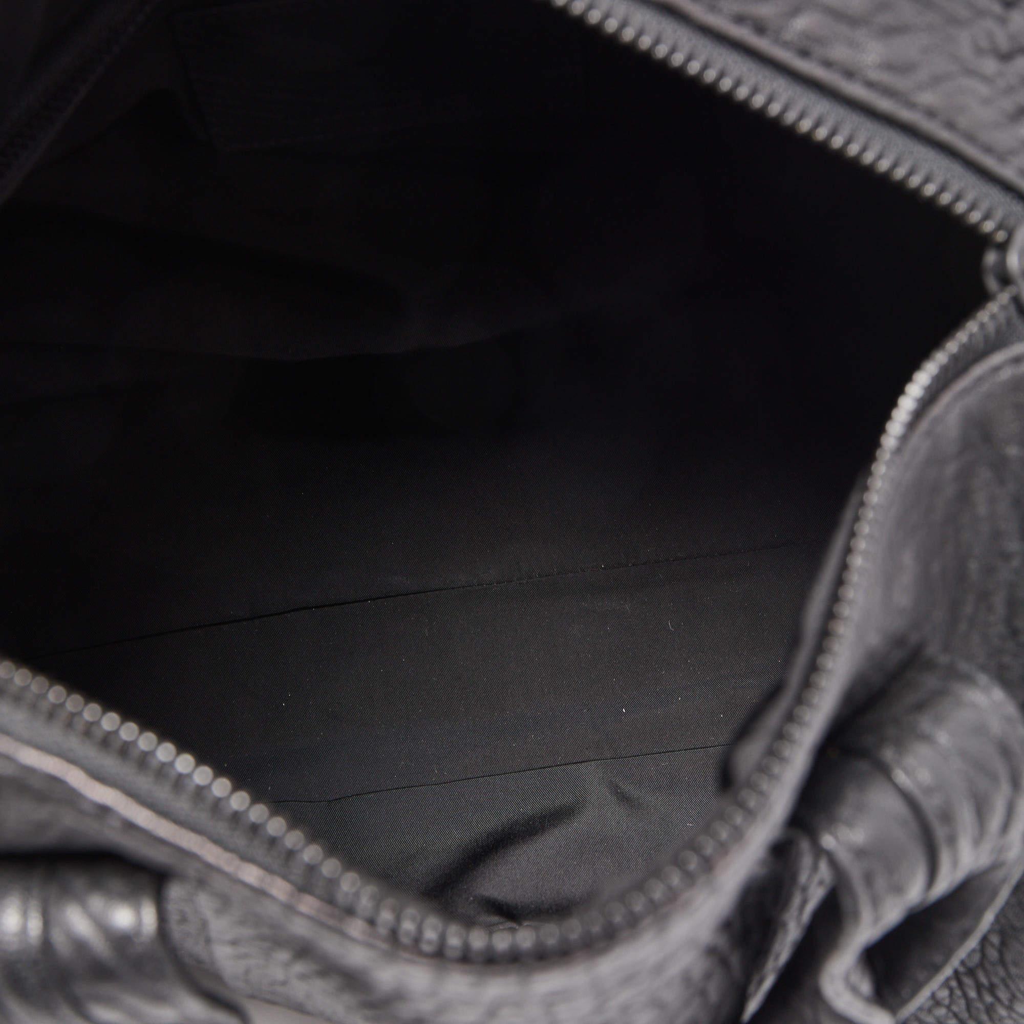 Alexander Wang Black Pebbled Leather Rocco Duffle Bag 3