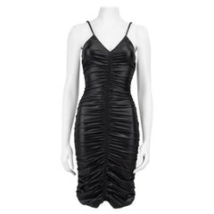 Alexander Wang - Mini abito nero in jersey increspato - taglia S