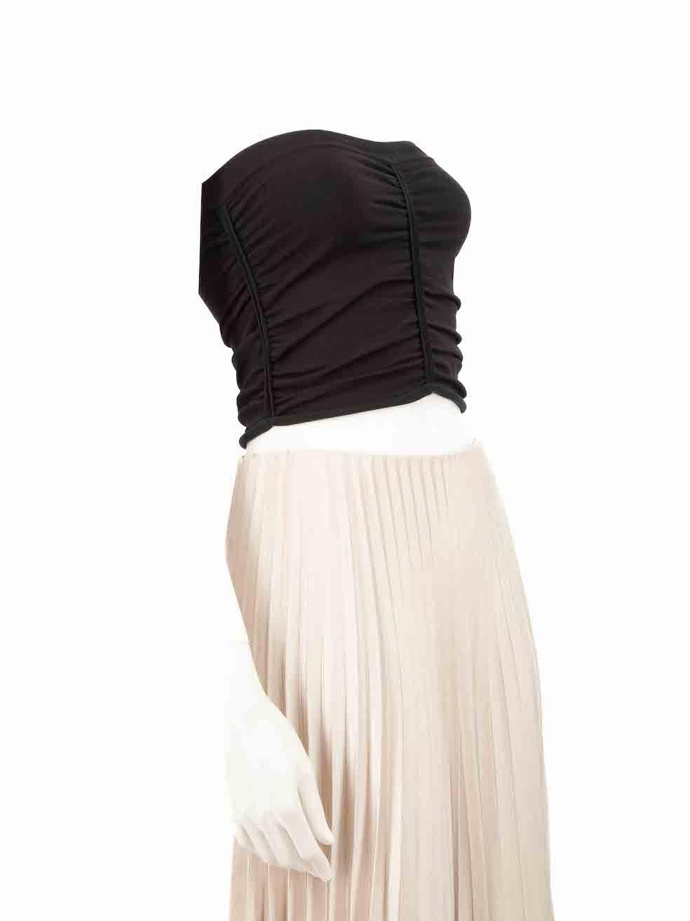 CONDITION is Never worn. No visible wear to crop top is evident. However, size label and composition label have been removed on this new Alexander Wang designer resale item.
 
 
 
 Details
 
 
 Black
 
 Synthetic
 
 Tube top
 
 Sleeveless and