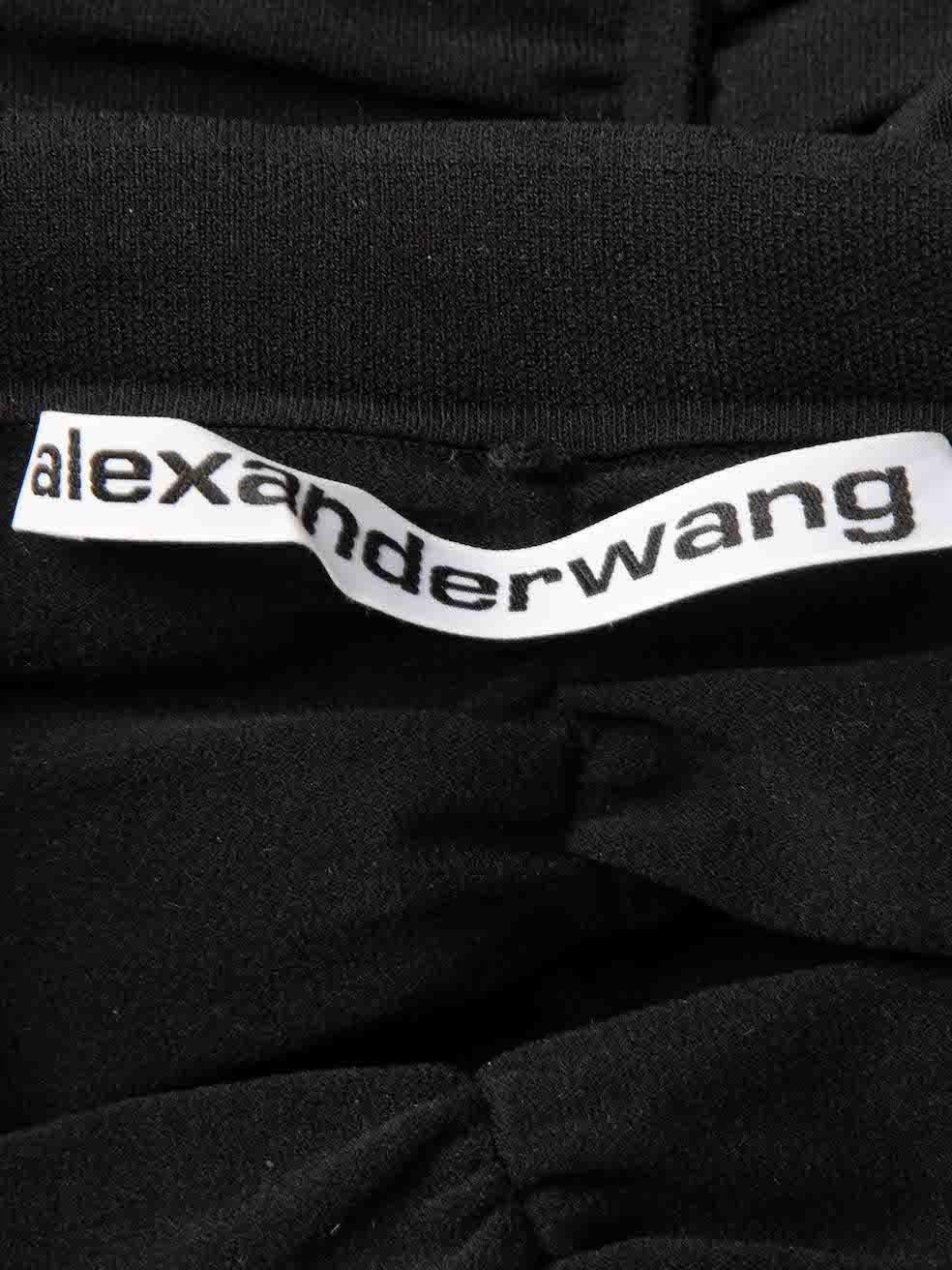 Women's Alexander Wang Black Ruched Tube Top Size M For Sale