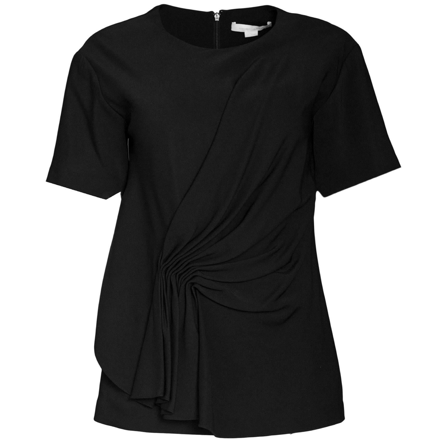 Alexander Wang Black Short Sleeve Top Sz 2