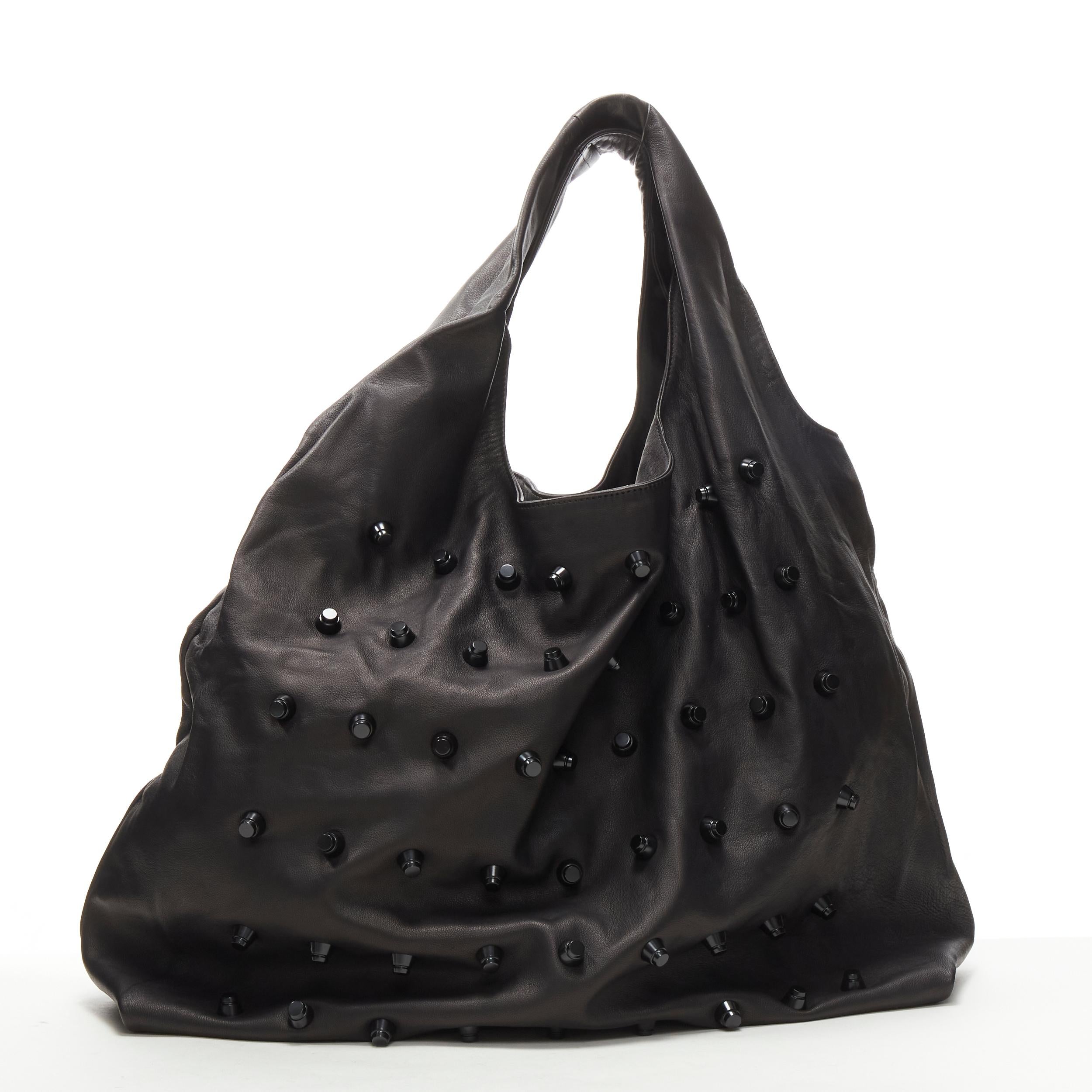 alexander wang black studded bag
