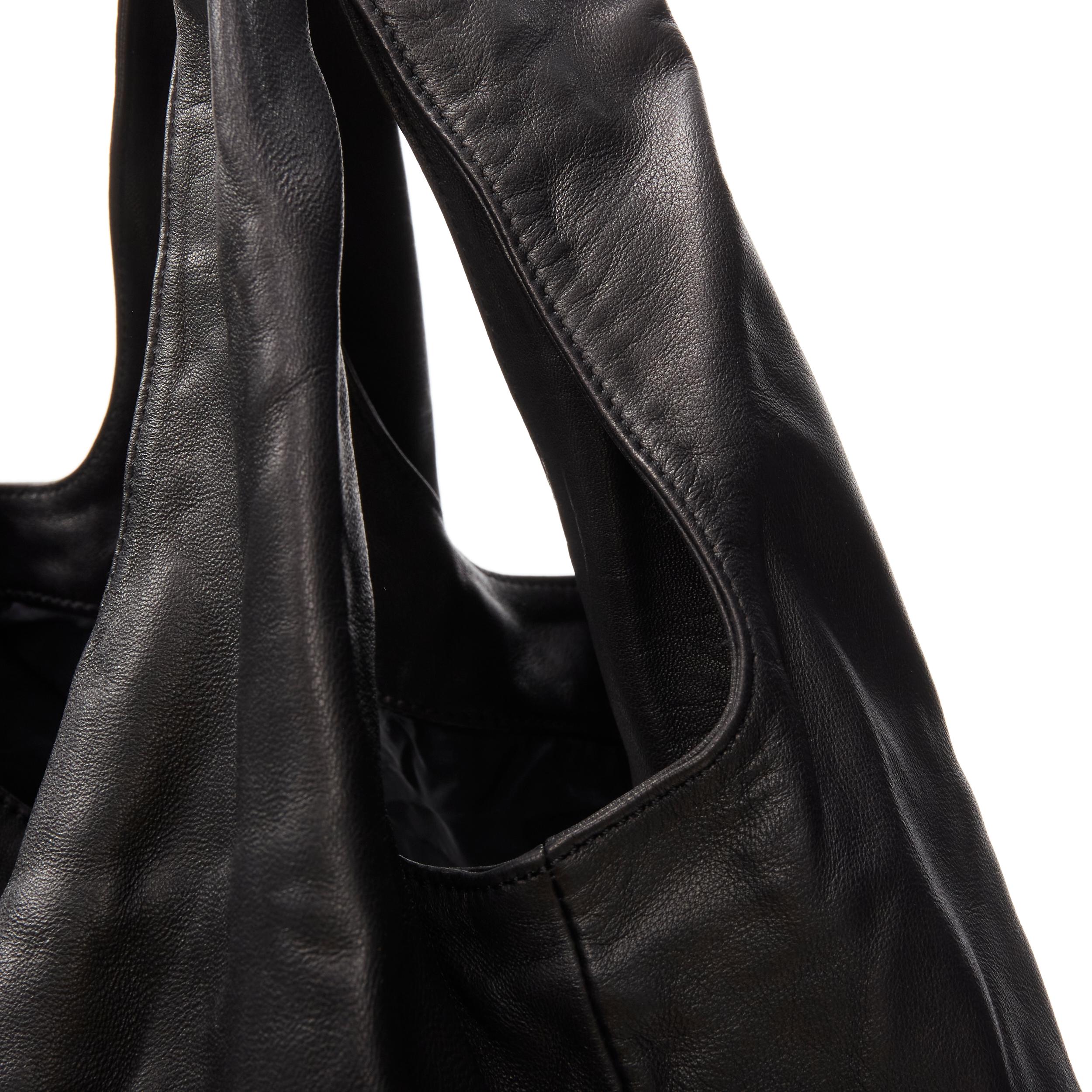 ALEXANDER WANG black soft leather punk studded tote bag 1