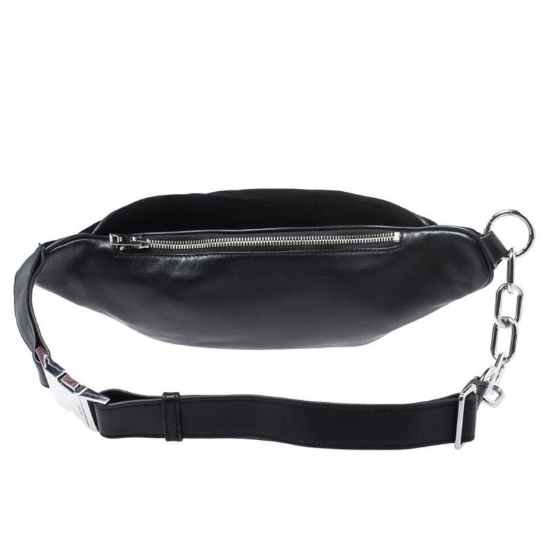 Alexander Wang Black Velvet Attica Belt Bag 2