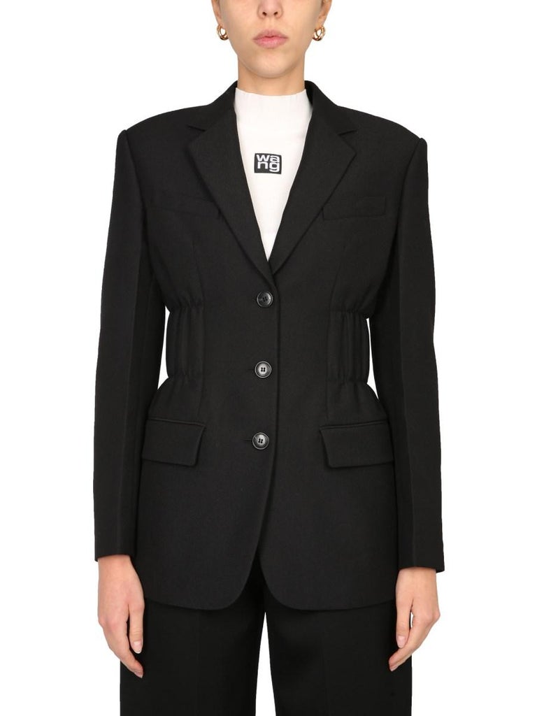 ジャケット Alexander Wang Wool Blend Blazer BLAZER IN WOOL TAILORING in BLACK | alexanderwang®