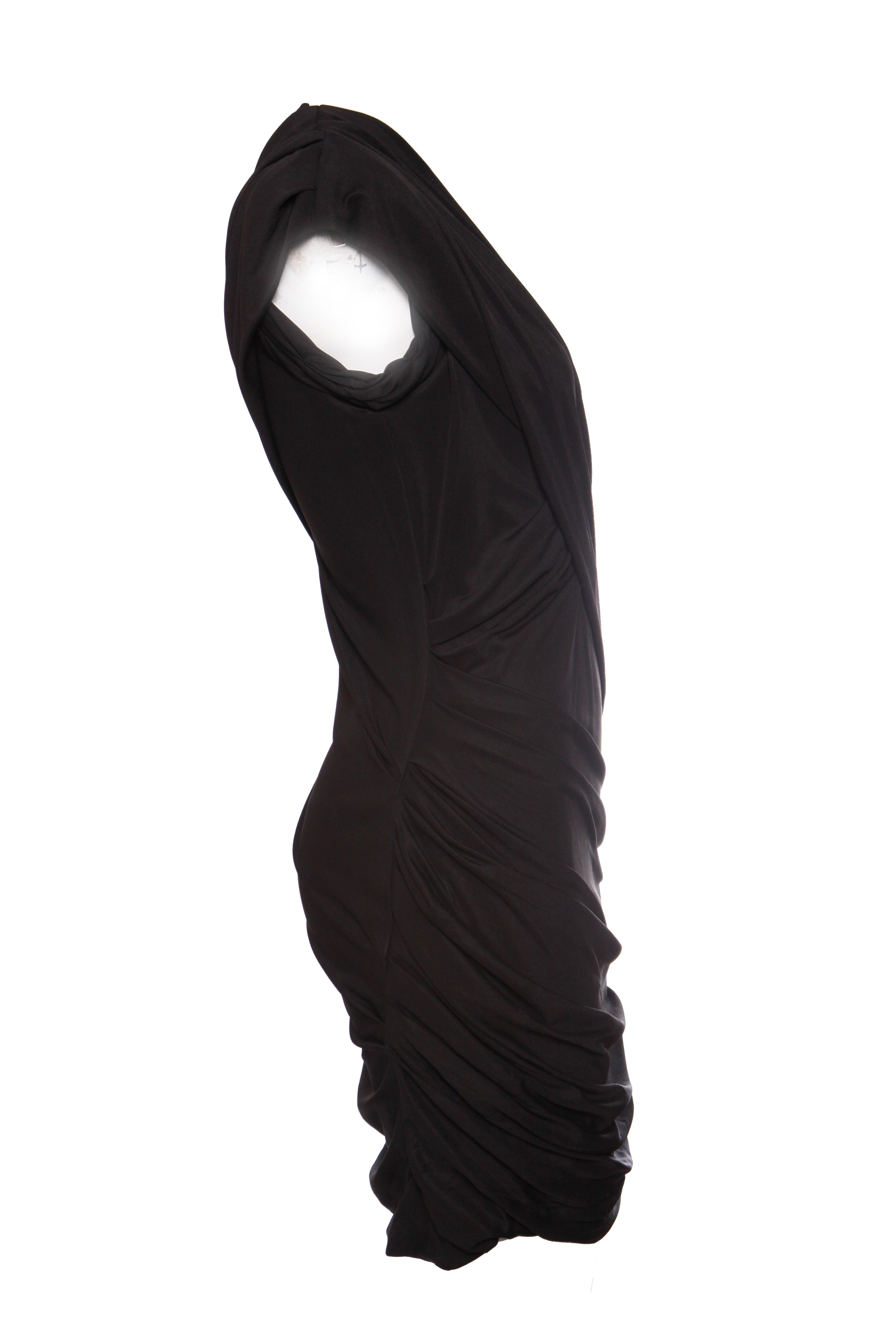 Women's Alexander Wang, Black wrinkle dress. For Sale