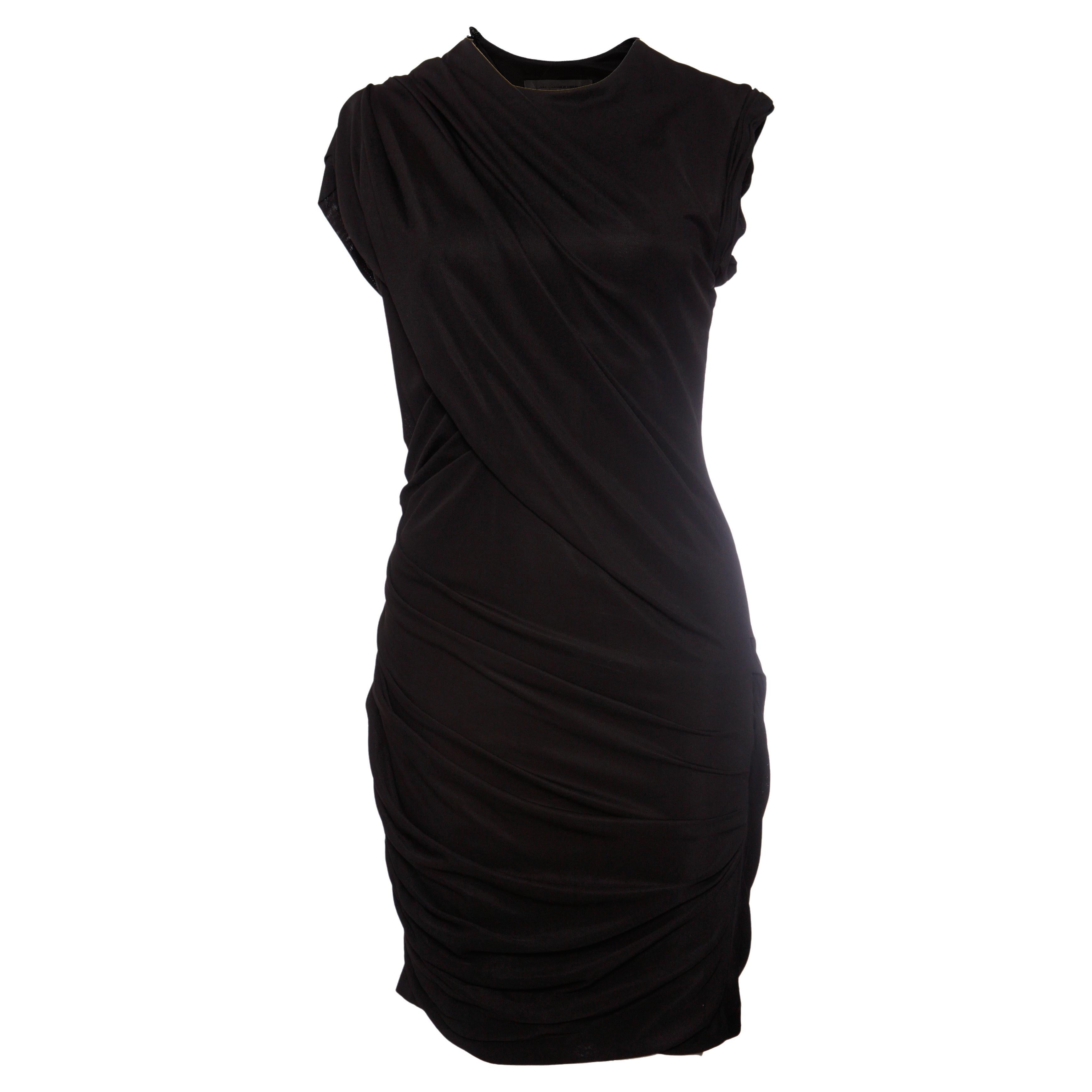 Alexander Wang, Black wrinkle dress. For Sale