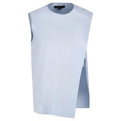 Alexander Wang Blue Asymmetric Layered Top Size M