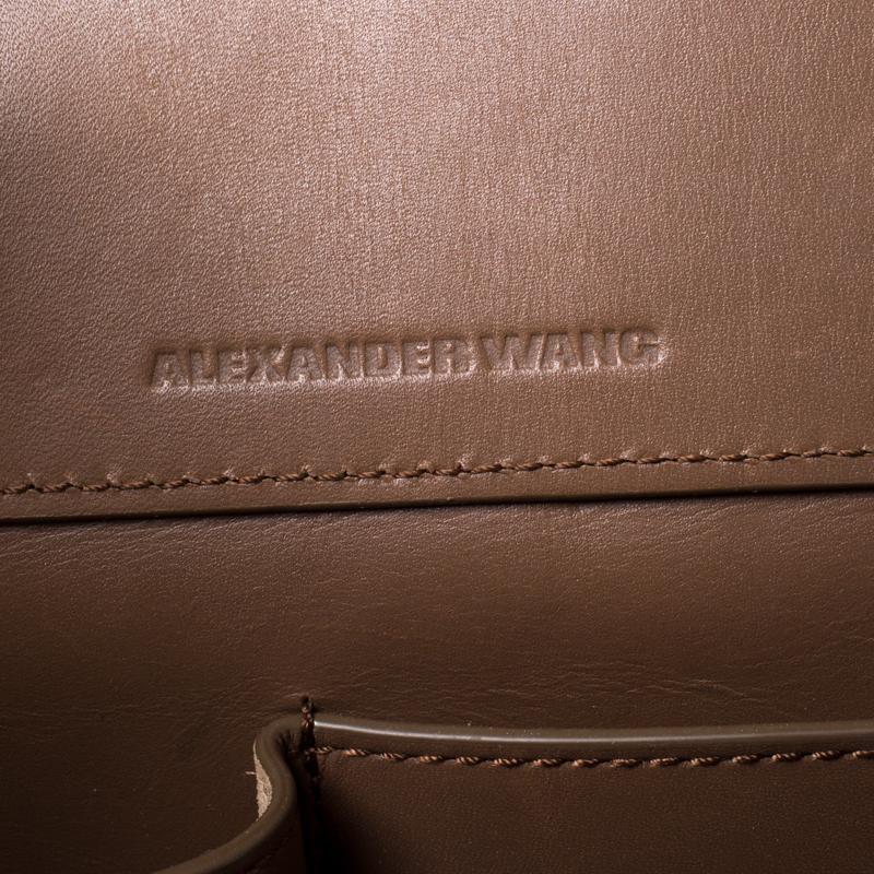 Alexander Wang Brown Leather Prisma Tote 4