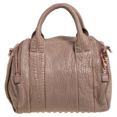 Used Alexander Wang Brown Leather Rocco Duffel Bag