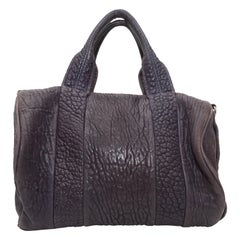 Alexander Wang Brown Rocco Leather Duffel Bag