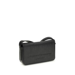 Alexander Wang Calf Leather Shoulder Bag — Black