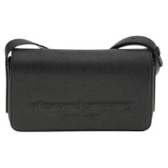 Alexander Wang Calf Leather Shoulder Bag — Black