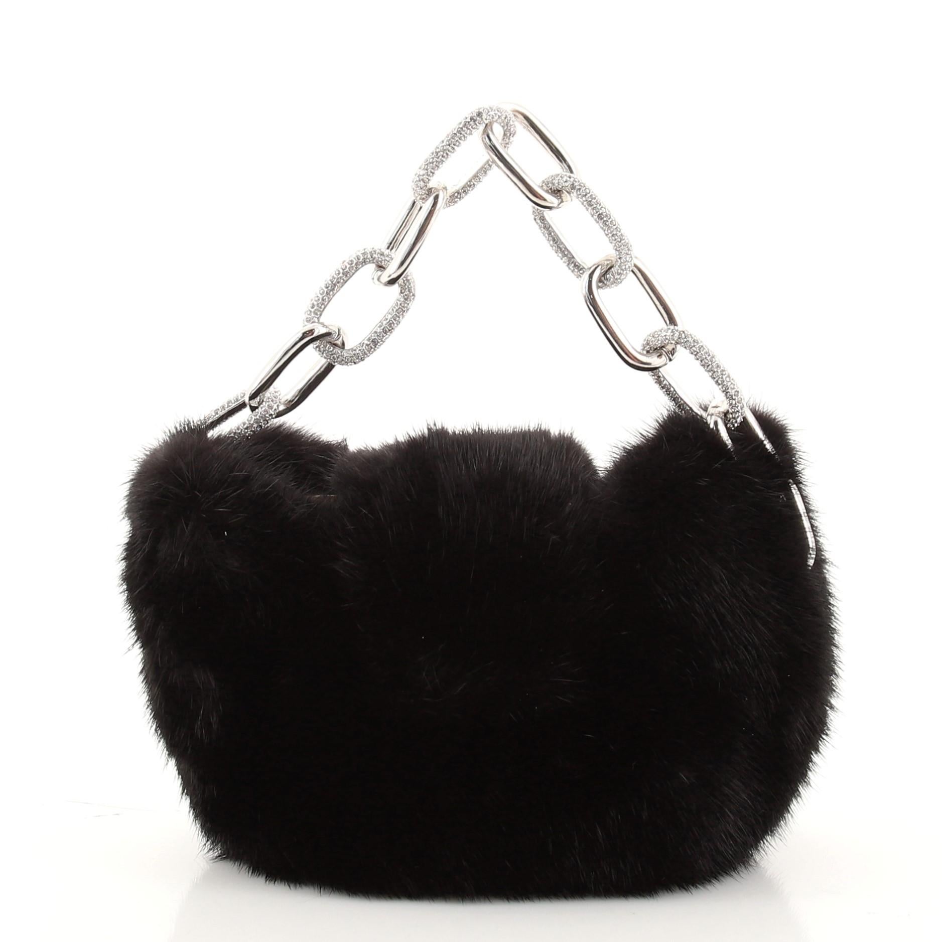 Alexander Wang CEO Handbag Fur Micro Mini