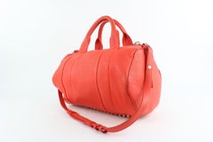 Alexander Wang Coral Pebbled Lamb Rocco 2way 9mz1025 Red Leather Shoulder Bag