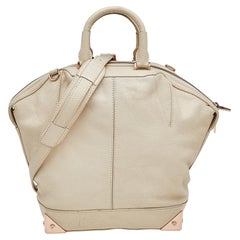 Alexander Wang Cream Leather Emile Satchel
