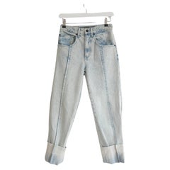 Used Alexander Wang Cropped Paint Hem Jeans