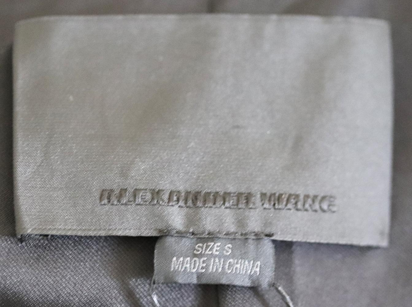 De las mujeres Chaqueta recortada de ante y piel Alexander Wang