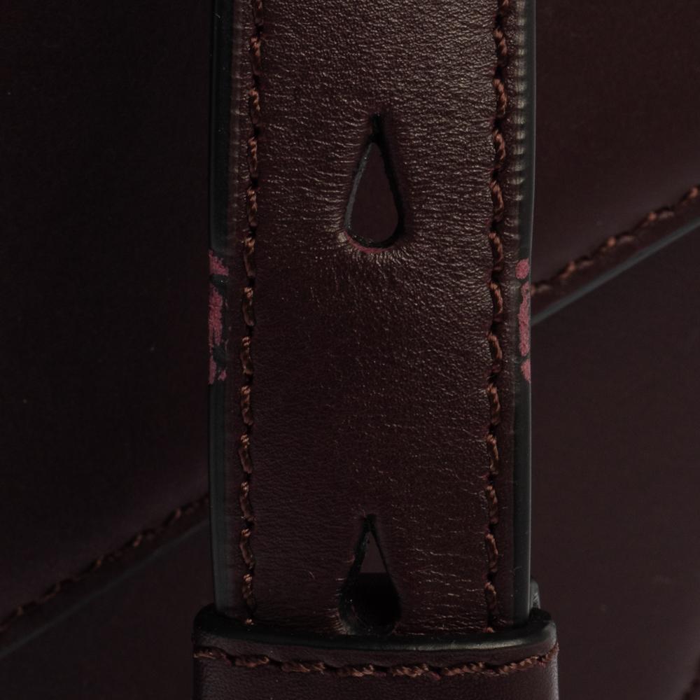 Alexander Wang Dark Plum Leather Prisma Envelope Shoulder Bag For Sale 1
